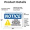 Signmission Equine Quarantine Do Sign, Vinyl Decal, 24in W x 18in L, 2PK OS-2PACK-NS-D-1824-L-15638 - alternate 4